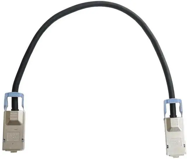 Alt view image 2 of 2 - 2FT Mini SAS Cable SFF-8470 to SFF-8470 Straight Connector Cord, High Speed Server Data Transfer Cable for SAS RAID Controllers, Hard Drive Backplanes, Storage Arrays and Enterprise Server Equipment