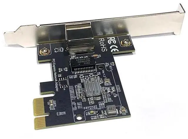 Alt view image 2 of 7 - 2.5G PCIe Ethernet Network Card with RTL8125 Chip, PCI Express X1 Gigabit RJ45 LAN Adapter Single Port 2500Mbps Wired Network Card for Desktop PC Server