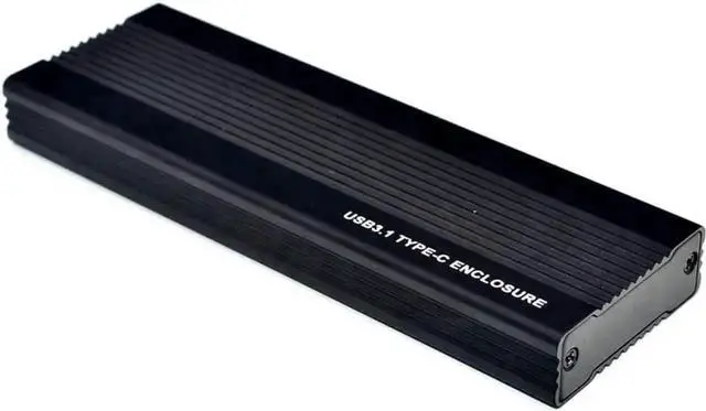 Alt view image 7 of 7 - M.2 NVMe SSD Enclosure with RTL9210 Chip, PCIe M Key to USB 3.1 Gen2 10Gbps Type-C External Hard Drive Case, Supports Up to 3TB, Fits 2242/2260/2280 M.2 Drives, Black Housing Equipped with USB-A & USB