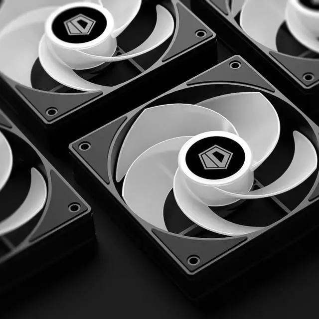 Alt view image 2 of 7 - ID-COOLING AS-120-ARGB-KR 120mm ARGB Reverse Blade Case Fan 120×120×25mm Reverse Airflow 28.3dB(A) Ultra Quiet PWM Fan Compatible with ASUS MSI Gigabyte ASRock for PC Case & Water Cooler Radiator