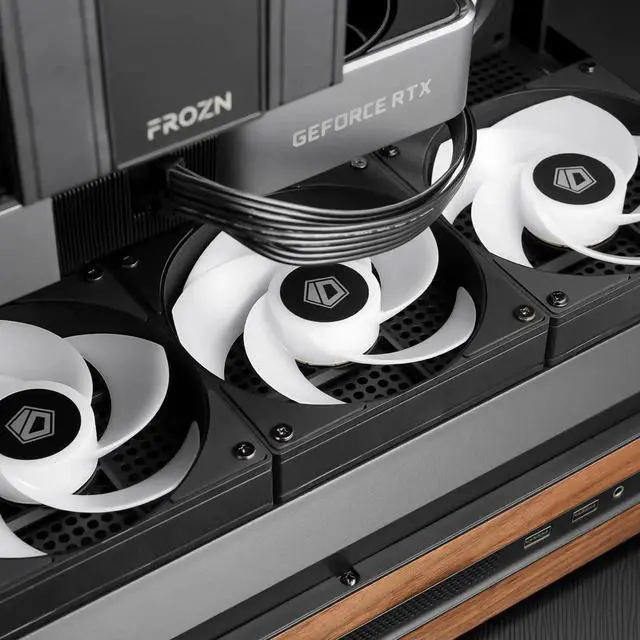 Alt view image 7 of 7 - ID-COOLING AS-120-ARGB-KR 120mm ARGB Reverse Blade Case Fan 120×120×25mm Reverse Airflow 28.3dB(A) Ultra Quiet PWM Fan Compatible with ASUS MSI Gigabyte ASRock for PC Case & Water Cooler Radiator