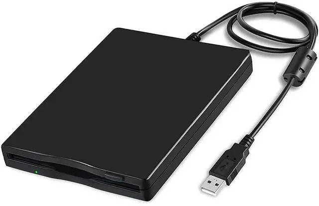Main image of 3.5 Inch External USB Floppy Disk Drive, Portable 1.44MB USB FDD Floppy Disk Reader Plug and Play Retro Data Storage Compatible with Laptops Desktops for Old File Data Reading and Backup