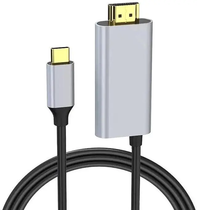Alt view image 3 of 4 - USB-C to HDMI Cable with PD Power Delivery, 4K@60Hz High Speed Screen Mirroring Cord, Portable Video Converter Compatible with Switch 2, Laptops and USB-C Smart Phones