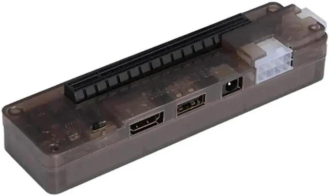 Alt view image 2 of 6 - V8.0 EXP GDC Mini PCIE External Graphics Card Dock, PCIe X16 eGPU Adapter for Notebook, External Independent Video Card Expansion Dock for Laptop Gaming & GPU Performance Upgrade