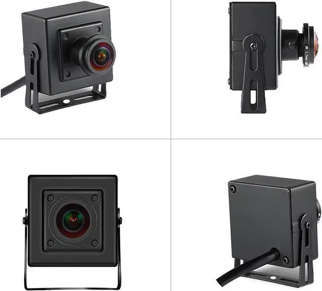 Alt view image 6 of 7 - 5MP Mini Fisheye POE IP Camera,1.7mm Lens 180° Wide Viewing Angle P2P Remote View CCTV Video IP POE Camera,Small Indoor Fisheye Security Camera H.265 Motion Detection (I706-3-P-HS)