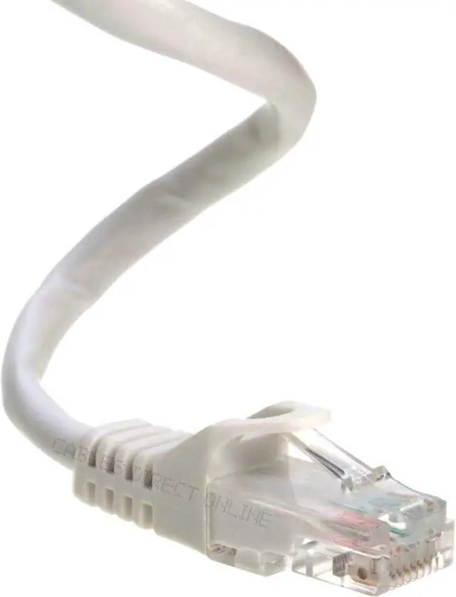 Alt view image 6 of 7 - Cables Direct Online Cat5e 100FT Network Ethernet Patch Cable, 350Mhz Internet Wire, Compatible with PC, Laptop, Modem, Router, TVs, Printer Cord, Consoles for Home and Office, White
