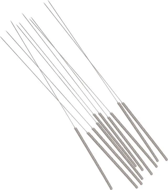 Alt view image 3 of 7 - 3D Printer Nozzle Cleaning Kit - 0.4mm Needles and Tweezers Toolkit - Stainless Steel Nozzle Cleaning Tool Kit - Alternative for 0.4mm Drill Bits for 3D Printer - Set of 11