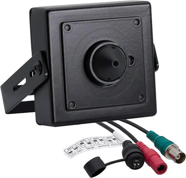 Main image of Evertech 1080p HD 4in1 AHD TVI CVI, Analog Indoor Mini Hidden Camera with Wide Angle Pinhole Lens