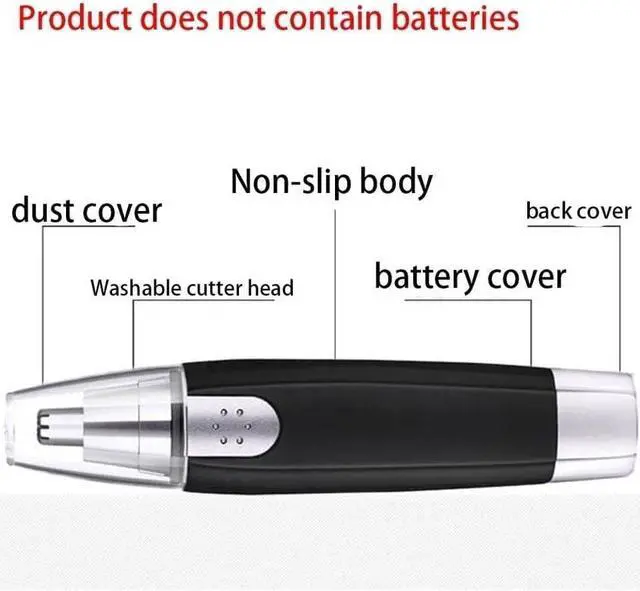 Alt view image 3 of 3 - Electric Nose Hair Trimmer Professional Ear Hair Trimmer, Battery Powered Trimmer for Women Men