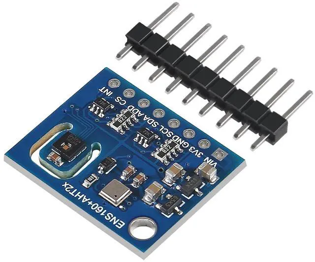 Alt view image 5 of 6 - 2PCS ENS160+AHT21 Carbon Dioxide CO2 eCO2 TVOC Air Quality and Temperature and Humidity Sensor Replace CCS811 for Arduino
