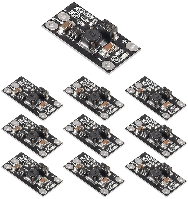 Main image of anicorn 10PCS 1.5A Multi-Function Mini Boost Module Step Up Board 3.7V to 5V 8V 9V 12V Step Up Board with LED Indicato for DIY Electronic Voltage Moduler