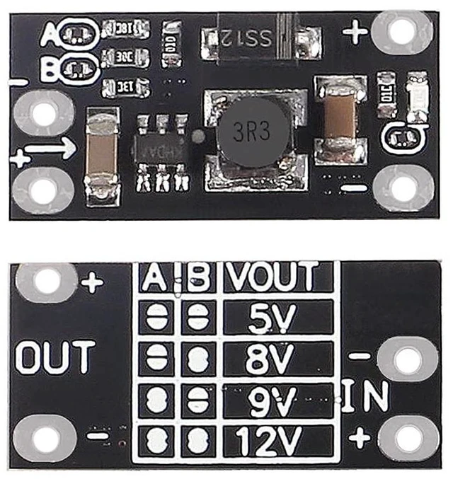 Alt view image 2 of 6 - anicorn 10PCS 1.5A Multi-Function Mini Boost Module Step Up Board 3.7V to 5V 8V 9V 12V Step Up Board with LED Indicato for DIY Electronic Voltage Moduler