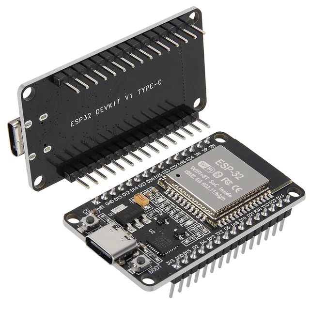 Alt view image 4 of 7 - anicorn 1PCS Type-C ESP32 ESP-WROOM-32 Development Board WiFi + Bluetooth CP2102 Dual Core 2.4Ghz Microcontroller Compatible with Arduino (ESP32 30P, Type-C) - OEM