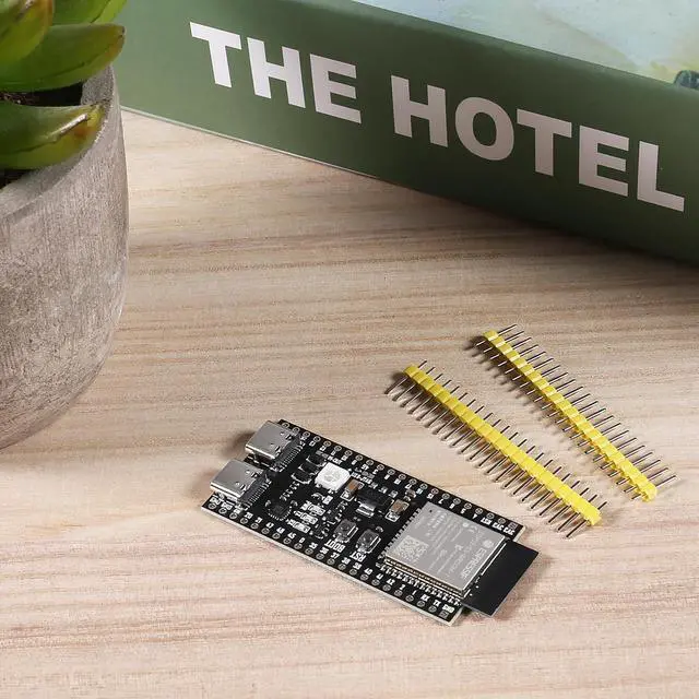 Alt view image 5 of 7 - anicorn 3PCS ESP32-S3-DevKitC-1-N8R2 ESP32-S3 Development Board Type-C WiFi+Bluetooth Internet of Things Dual Type-C Core Board N8R2 ESP32 ESP32-S3 ESP32-S3 Module