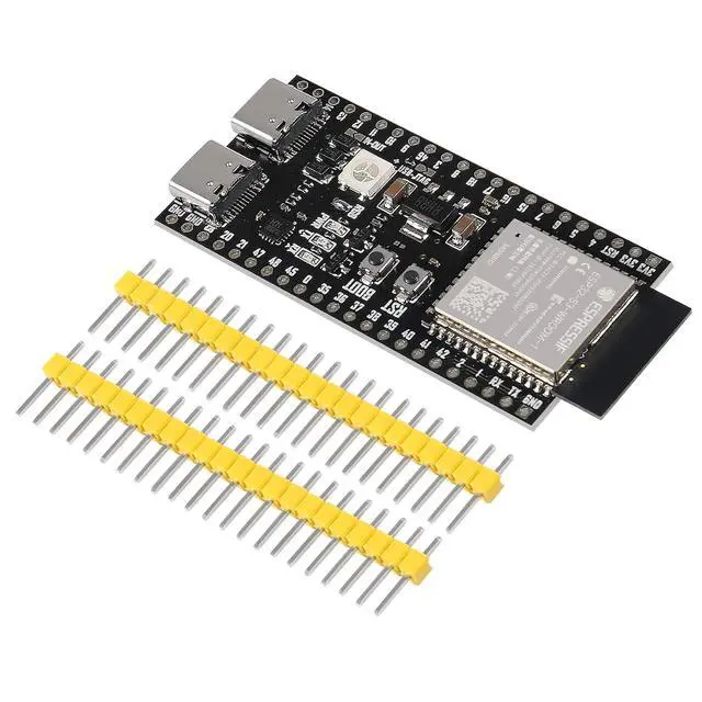 Alt view image 6 of 7 - anicorn 3PCS ESP32-S3-DevKitC-1-N8R2 ESP32-S3 Development Board Type-C WiFi+Bluetooth Internet of Things Dual Type-C Core Board N8R2 ESP32 ESP32-S3 ESP32-S3 Module