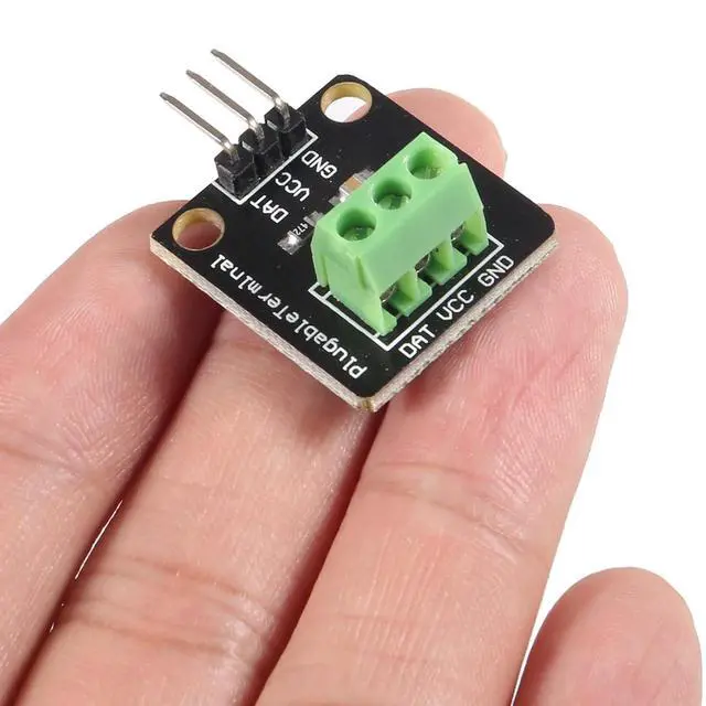 Alt view image 5 of 5 - anicorn 10Pack DS18B20 Temperature Sensors Kit 1m/39.3" Cable Waterproof with Stainless Steel Probe for Arduino Raspberry Pi