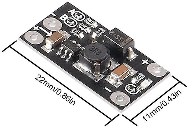Alt view image 4 of 6 - anicorn 10PCS 1.5A Multi-Function Mini Boost Module Step Up Board 3.7V to 5V 8V 9V 12V Step Up Board with LED Indicato for DIY Electronic Voltage Moduler
