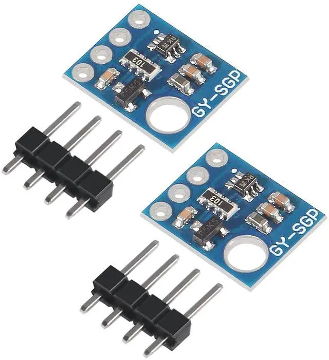 Main image of 2PCS SGP30 Air Measurement Gas Sensor TVOC/eCO2 Air Quality Carbon Dioxide Detector to Replace CCS811 Carbon Dioxide CO2 VOCs Air Quality Gas Sensor Module for Arduino 2PCS