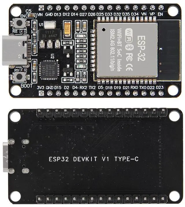 Alt view image 4 of 7 - anicorn 4PCS USB-C ESP32 ESP-32 Development Board, CP2012 30Pin WiFi+Bluetooth Dual Core Type-C Interface 2.4GHz Dual Mode WiFi+Bluetooth Dual Core Microcontroller Support STA/AP/STA+AP - OEM