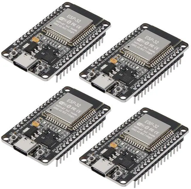Main image of anicorn 4PCS USB-C ESP32 ESP-32 Development Board, CP2012 30Pin WiFi+Bluetooth Dual Core Type-C Interface 2.4GHz Dual Mode WiFi+Bluetooth Dual Core Microcontroller Support STA/AP/STA+AP - OEM