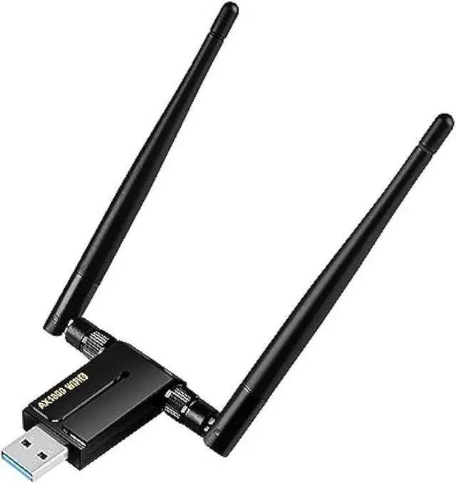 Main image of WiFi Adapter for Desktop PC - WiFi 6 1800Mbps USB 3.0 Wireless Network Adapter - 2.4G/5G Dual Band WiFi Dongle for Laptop MU-MIMO OFDMA WPA3 Dual 5dBi Antennas Plug & Play Supports Windows 11/10