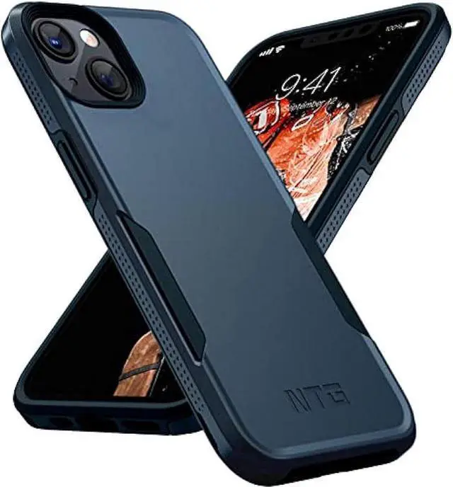 Main image of NTG Military Shockproof iPhone 14 Case, iPhone 13 Case [2 Layer Structure Protection] [Military Grade Anti-Drop] Hard Slim iPhone 14/13 Phone Case,Shockproof Protective Phone Case for iPhone 14/13