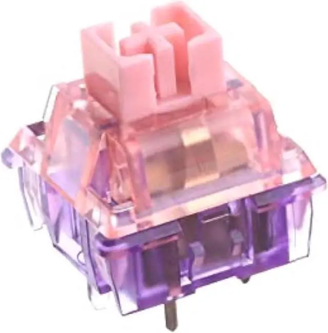 Main image of EPOMAKER Flamingo 35 Pieces 47gf Linear Mechanical Keyboard Switches Set, 35gf Initial Force Factory Lubed Switch with POM Stem, Dual Spring, PC Housing for Gaming DIY Keyboard