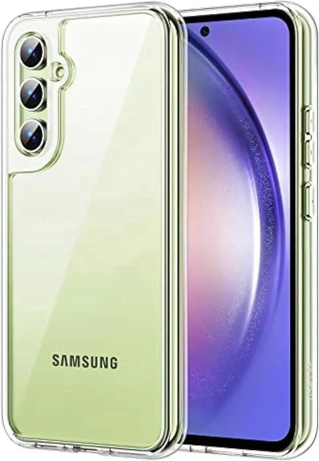 Alt view image 3 of 4 - JETech Case for Samsung Galaxy A54 5G 6.4-Inch, Non-Yellowing Shockproof Bumper Protective Phone Cover, Anti-Scratch Hard PC Back (Clear)