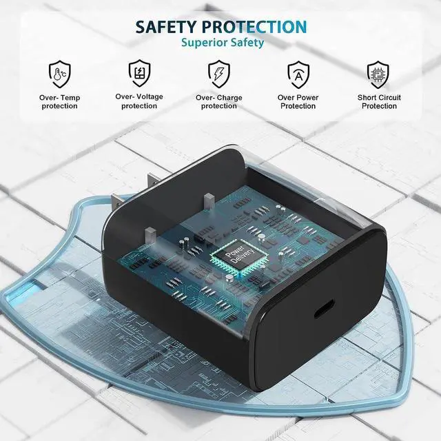 Alt view image 2 of 4 - 2024 New 45W Samsung Charger Type C Super Fast Charging USB C Android Charger for Samsung Galaxy S24 Ultra/S24/S24+/S23 Ultra/S23/S23+/S22 Ultra/S22+/S22, Galaxy Tab, PPS Charger & 6ft C Cable