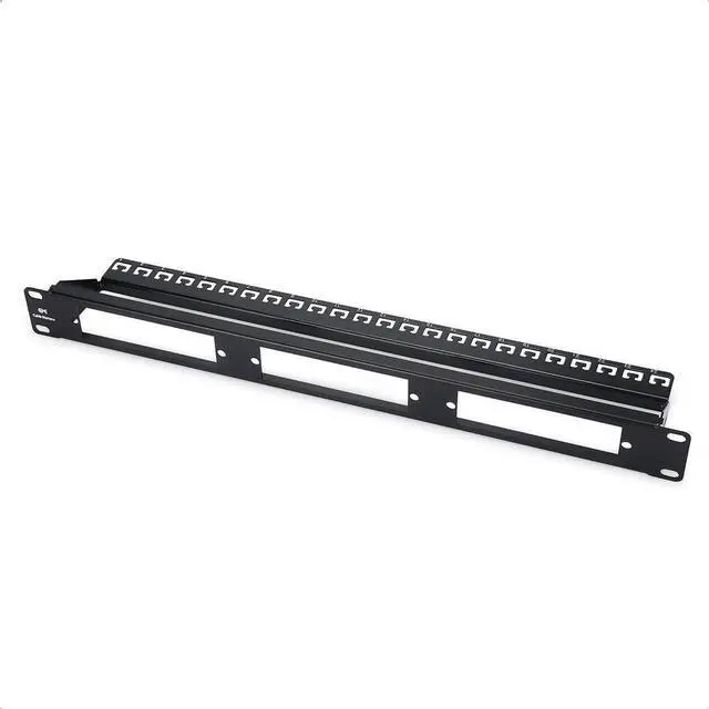 Main image of Cable Matters Rackmount 1U 19 Blank Fiber Patch Panel with LGX Adapter Slots in Black