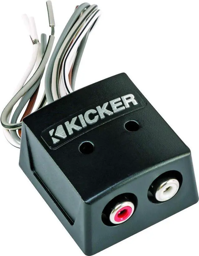 Alt view image 2 of 3 - Kicker 46KISLOC K-Series Interconnect, Speaker to RCA W/Line-Out Converter