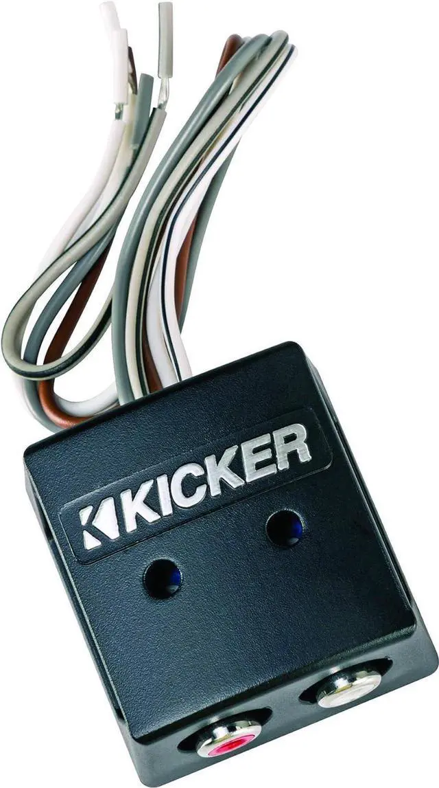 Alt view image 3 of 3 - Kicker 46KISLOC K-Series Interconnect, Speaker to RCA W/Line-Out Converter