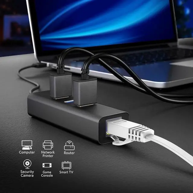 Alt view image 4 of 6 - Cat 6 Ethernet Cable 0.5ft 5 Pack High Speed Flat Network Cable with Rj45 Connectors, Short Internet Cable for Patch Panel, Switch - White