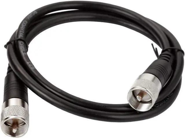 Alt view image 2 of 5 - CB Antenna Cable, RG8x Coax Jumper, 6ft UHF Male to Male Low Loss CB Coaxial Cables, 50 Ohm for HAM Radio Antenna