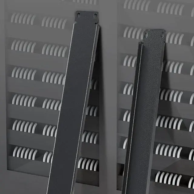 Alt view image 5 of 6 - 1U Blank Panel Rack Mount Spacer Filler Panel 19" Black Rack Blanking Blind Panel for Server Network Rack Enclosure Or Cabinet-5pcs (1U-5PCs)