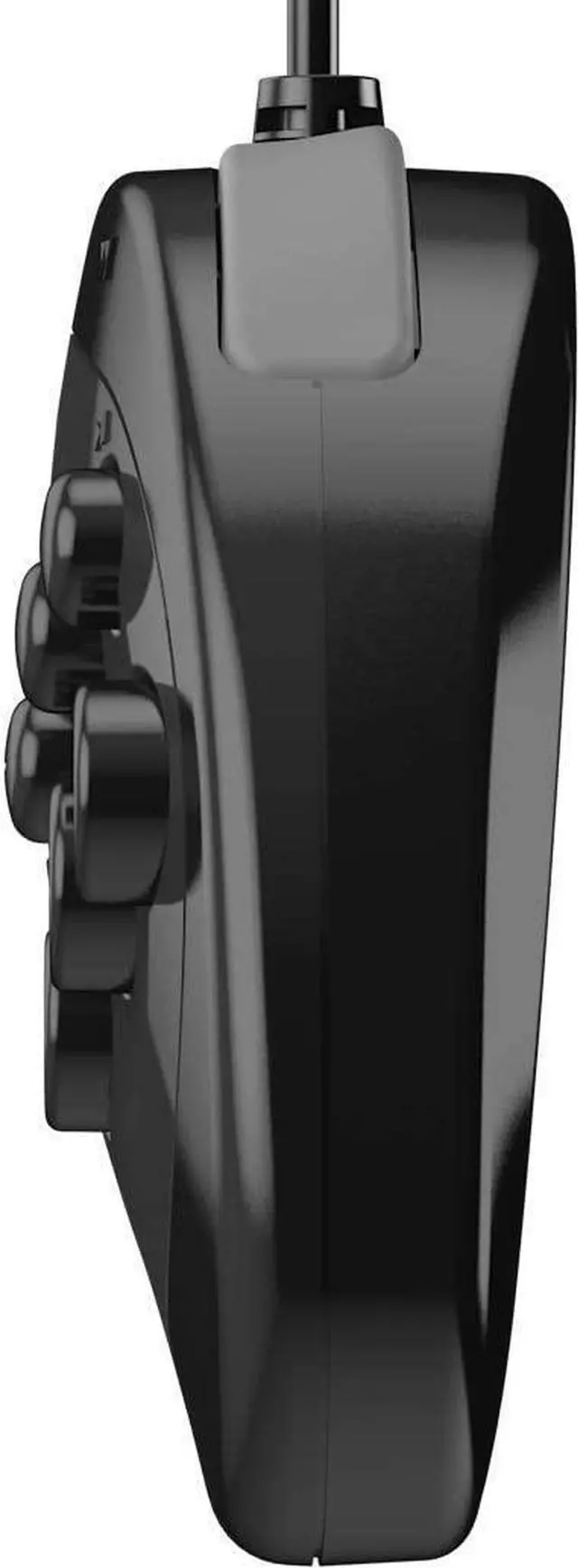 Alt view image 6 of 6 - Retro-Bit Official Sega Saturn USB Controller Pad (Model 2) for Sega Genesis Mini, PS3, PC, Mac, Steam, Switch - USB Port (Black)