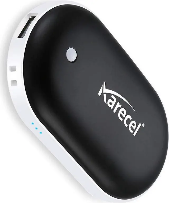 Alt view image 6 of 7 - Rechargeable Hand Warmers, Electric Hand Warmer 5200mAh Powerbank Reusable Handwarmers, Portable USB Hand Warmer Heater Battery Pocket Warmer, Best Gifts for Men and Women in Cold Winter