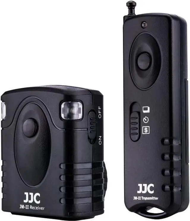 Main image of JJC Radio Wireless Remote Control Shutter Release for Nikon Z5 Z6 Z7 Z6II Z7II D750 D780 D7500 D7200 D5300 D5600 D5500 D3300 D3200 D610 D600 Df D7100 D7000 D5200 D5100 D5000 P1000 & More Nikon Camera