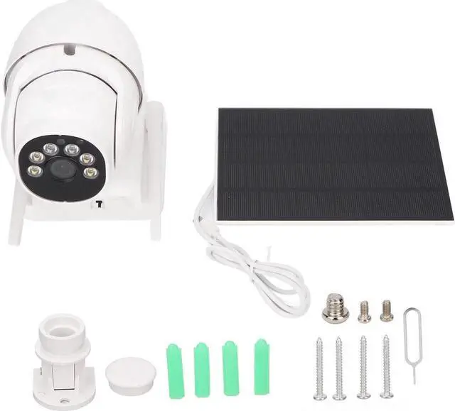 Main image of Solar Security Cameras, 1080P HD Outdoor Solar Cameras Kit Intelligent Solar Camera, Night Vision, 360 Degree Rotation