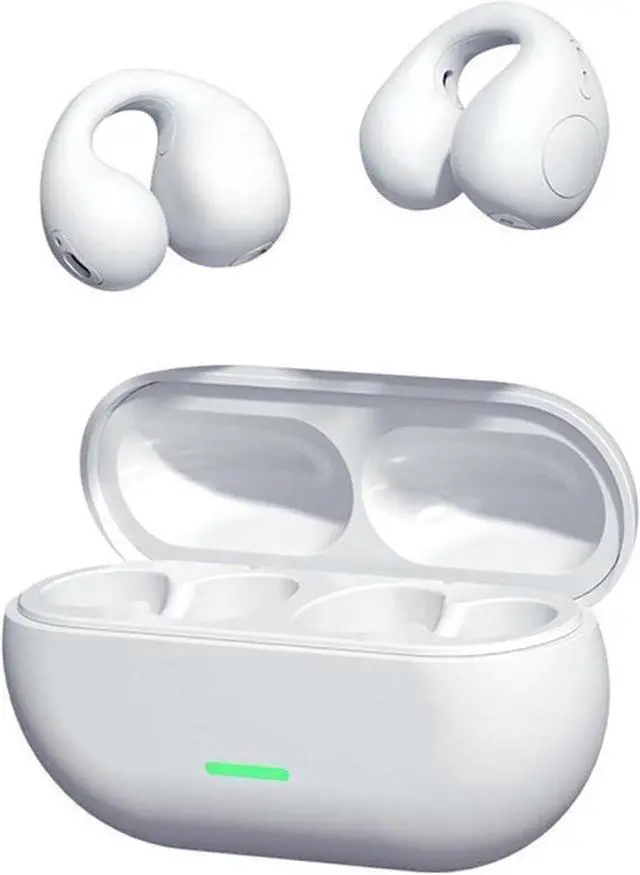 Main image of Wireless Earbuds,Wireless Ear Clip Bone Conduction Headphones Bluetooth 5.3 for Android iPhone Samsung,Small Open Ear Earbuds IPX7 Waterproof Mini Open Ear Headsets for Sports Running Cycling Workout