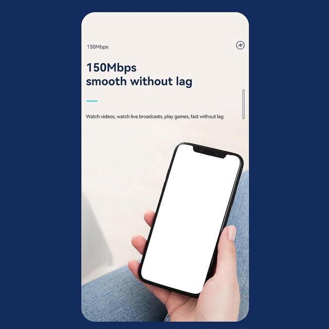 Alt view image 2 of 7 - 4GLTE Home & Office Wireless Router, Wireless Network Router, Portable WiFi Router Unlocked 5G WiFi Hotspot 300Mbps Router for Game Party Travel Unlocked to All Networks