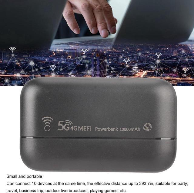 Alt view image 6 of 7 - 4GLTE Home & Office Wireless Router, Wireless Network Router, Portable WiFi Router Unlocked 5G WiFi Hotspot 300Mbps Router for Game Party Travel Unlocked to All Networks