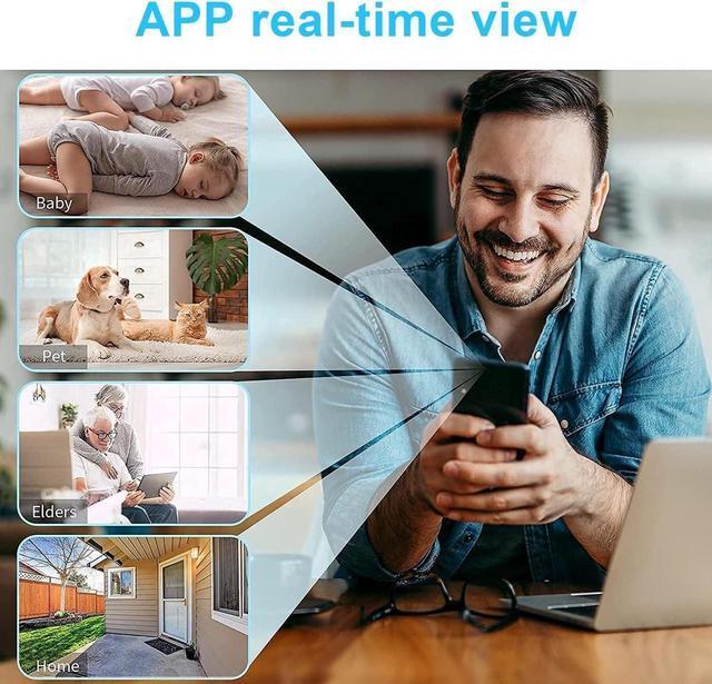 Alt view image 5 of 6 - HD 1080P Outlet Camera Wireless Cameras Mini Small Nanny Cam Indoor Camera for Home Security Wall Charger WiFi Camera