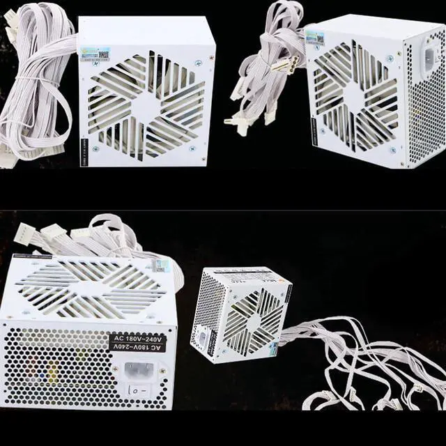 Alt view image 2 of 7 - Computer Power Supply 650W 180-240V Supply Power PC 120mm Cooling Fan Supply Chassis Power Computer