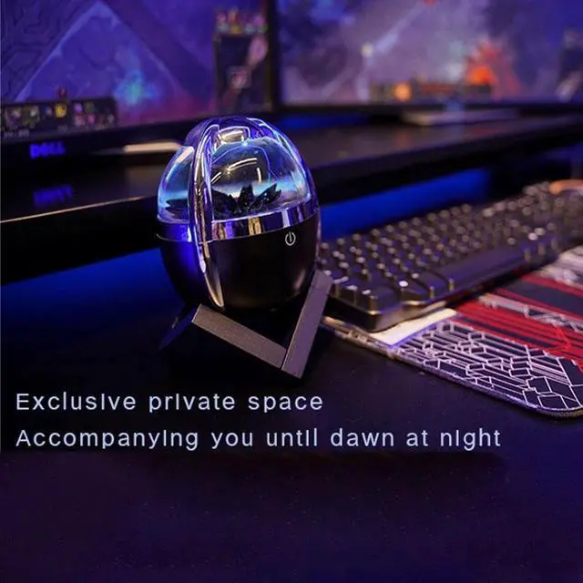 Alt view image 4 of 5 - Ferrofluid Speaker Sound Visualizer, Transparent Speaker Dancing Ferrofluid, Magnetic Fluid Speaker Ferrofluid Display Small Bluetooth Speaker