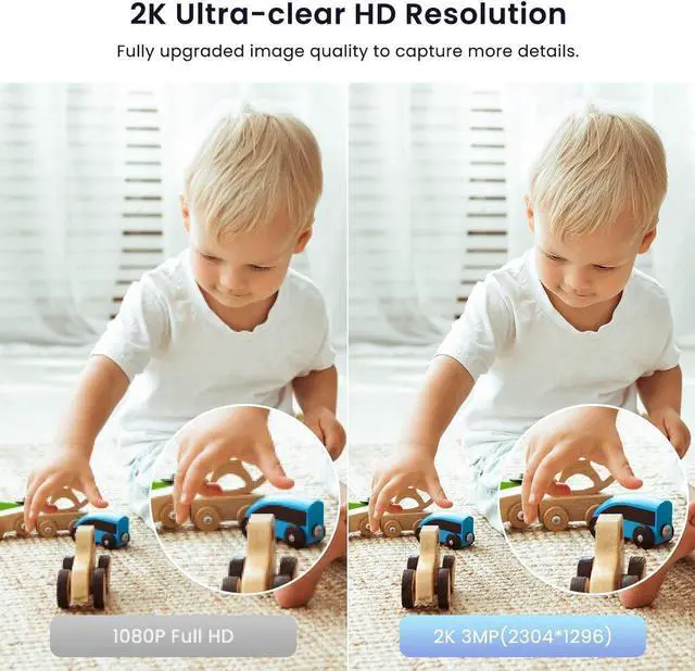 Alt view image 4 of 7 - GALAYOU 2K Indoor/Outdoor Camera Wireless, Security Camera Motion Detection Siren Alarm, Home Cameras with Night Vision, 2-Way Talk, Cloud/SD Storage