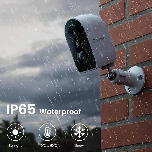 Alt view image 6 of 7 - GALAYOU 2K Indoor/Outdoor Camera Wireless, Security Camera Motion Detection Siren Alarm, Home Cameras with Night Vision, 2-Way Talk, Cloud/SD Storage