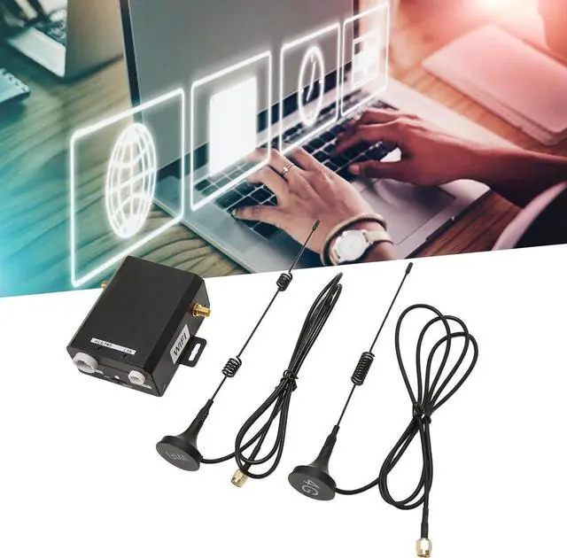 Alt view image 6 of 6 - H927 Industrial 4G WiFi Router, 150Mbps 4G LTE Router with SIM Card Slot and External Antennas, Support 16 WiFi Users, for Family, Office, Factory, Warehouse, Garden and Parking