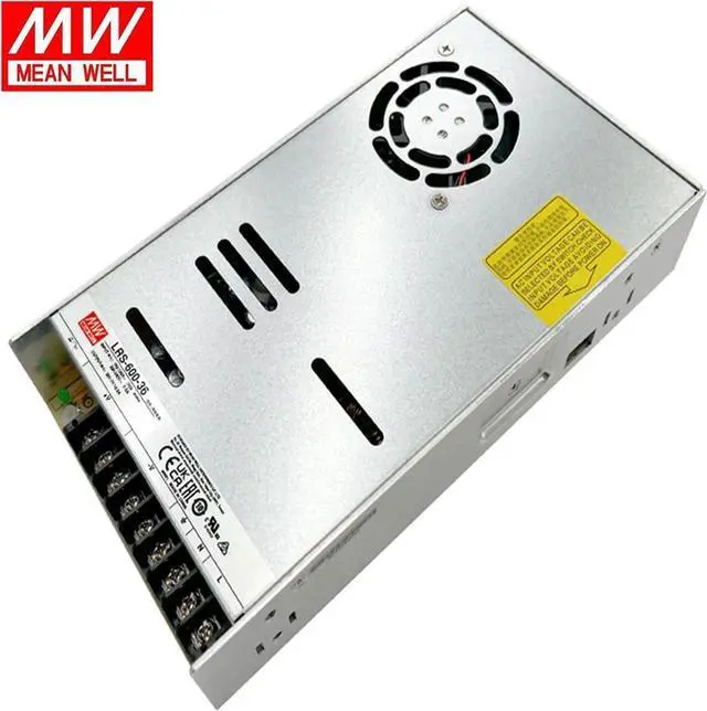 Alt view image 4 of 7 - Mean Well 600W Single Output Switching PC Bench Power Supply Dc Power Supply Variable Computer 24V 25A (LRS-600-24 24V/25A/600W/Single Supply)
