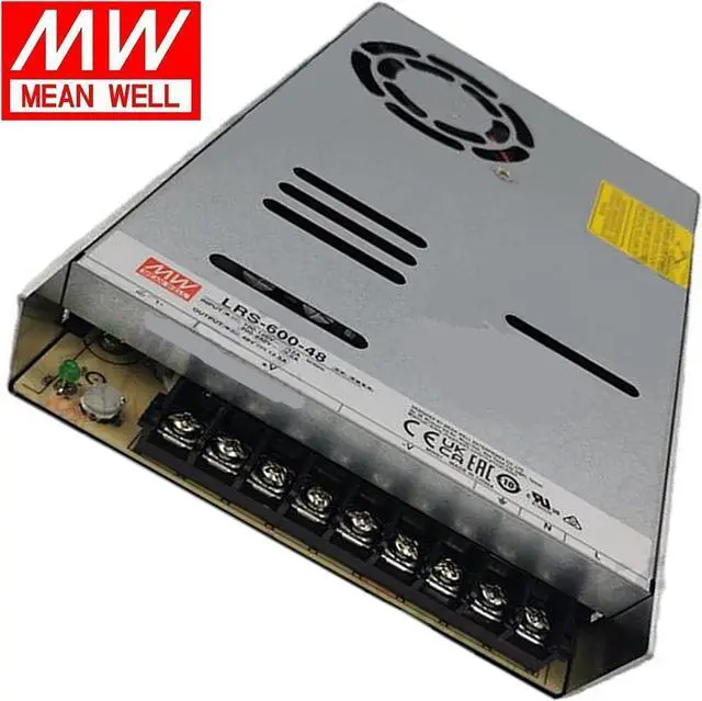 Alt view image 5 of 7 - Mean Well 600W Single Output Switching PC Bench Power Supply Dc Power Supply Variable Computer 24V 25A (LRS-600-24 24V/25A/600W/Single Supply)